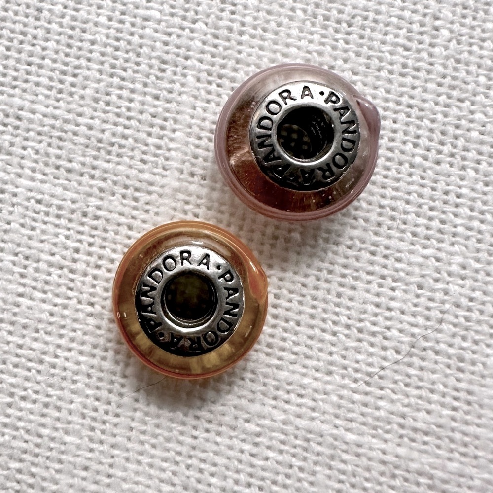 Pandora Glass Charms - Set of 2